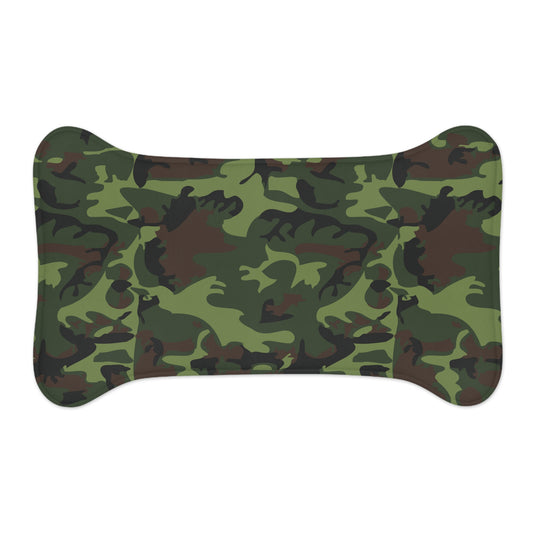 Army Military Uniform Cameo - Pet Feeding Mats - Jewish Israeli Judaica Israel Hebrew Gifts Him Her Dog Cat Presents by Far Out Prints & Co.