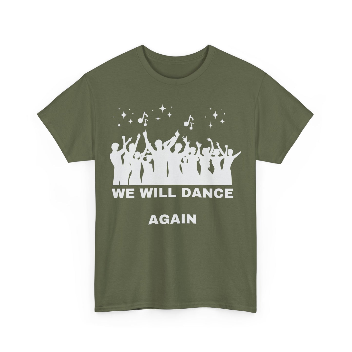 We Will Dance Again Tees  - Israeli Jewish Judaism - Premium Unisex Heavy Cotton T-shirt - by Far Out Prints & Co.