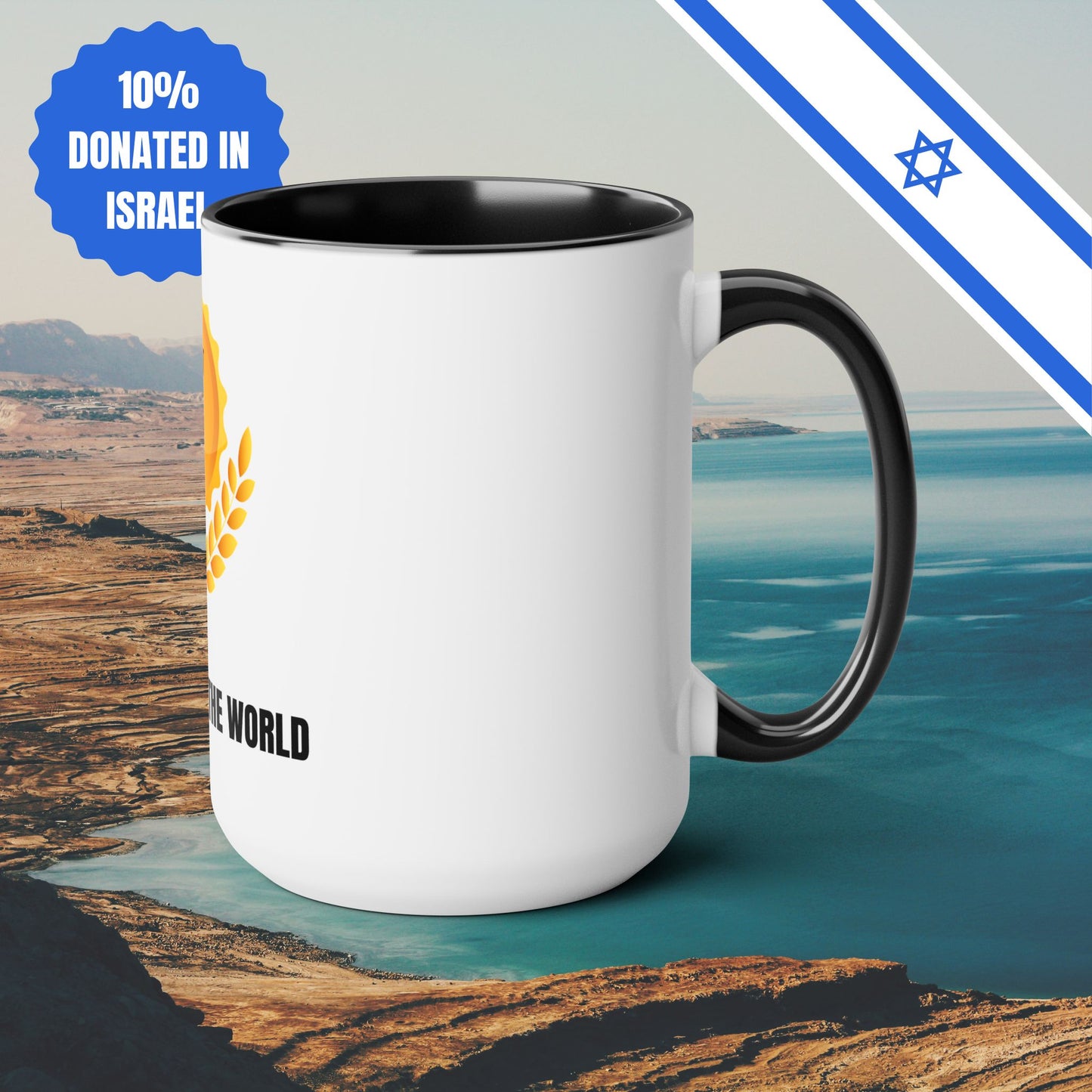 Best Bubbe In The World | Two-Tone Coffee Mugs, 15oz | No 1 Funny Jewish Mug Gifts Coffee Gift for Safta Zayde Mom | Far Out Prints & Co.