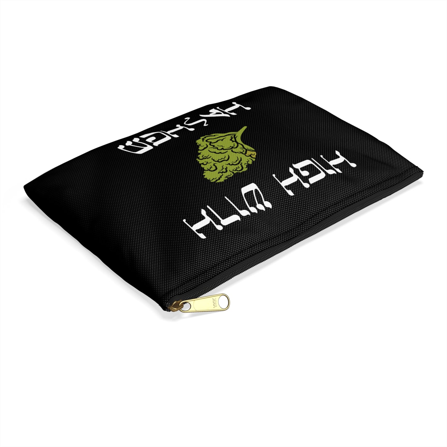 High with Hashem - Accessory Pouch - Stoner Cannabis Weed Jewish Israeli Israel - by Far Out Prints & Co.