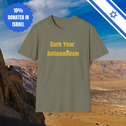 Curb Your Antisemitism Unisex Softstyle T-Shirt