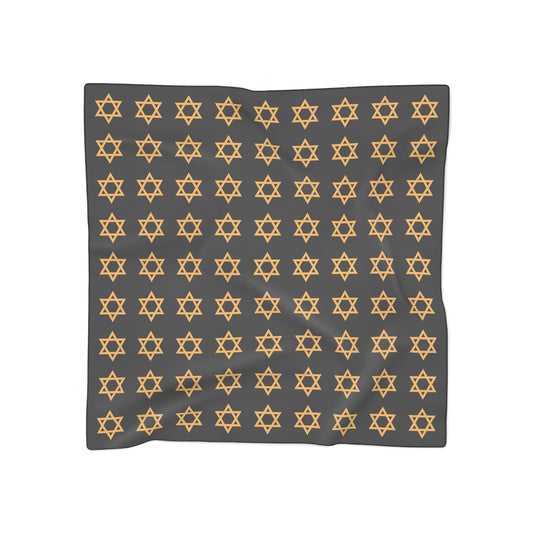 Star of David Poly Scarf Scarves Israel Israeli Jewish Judaism Zionist Zionism Gifts for Her Him