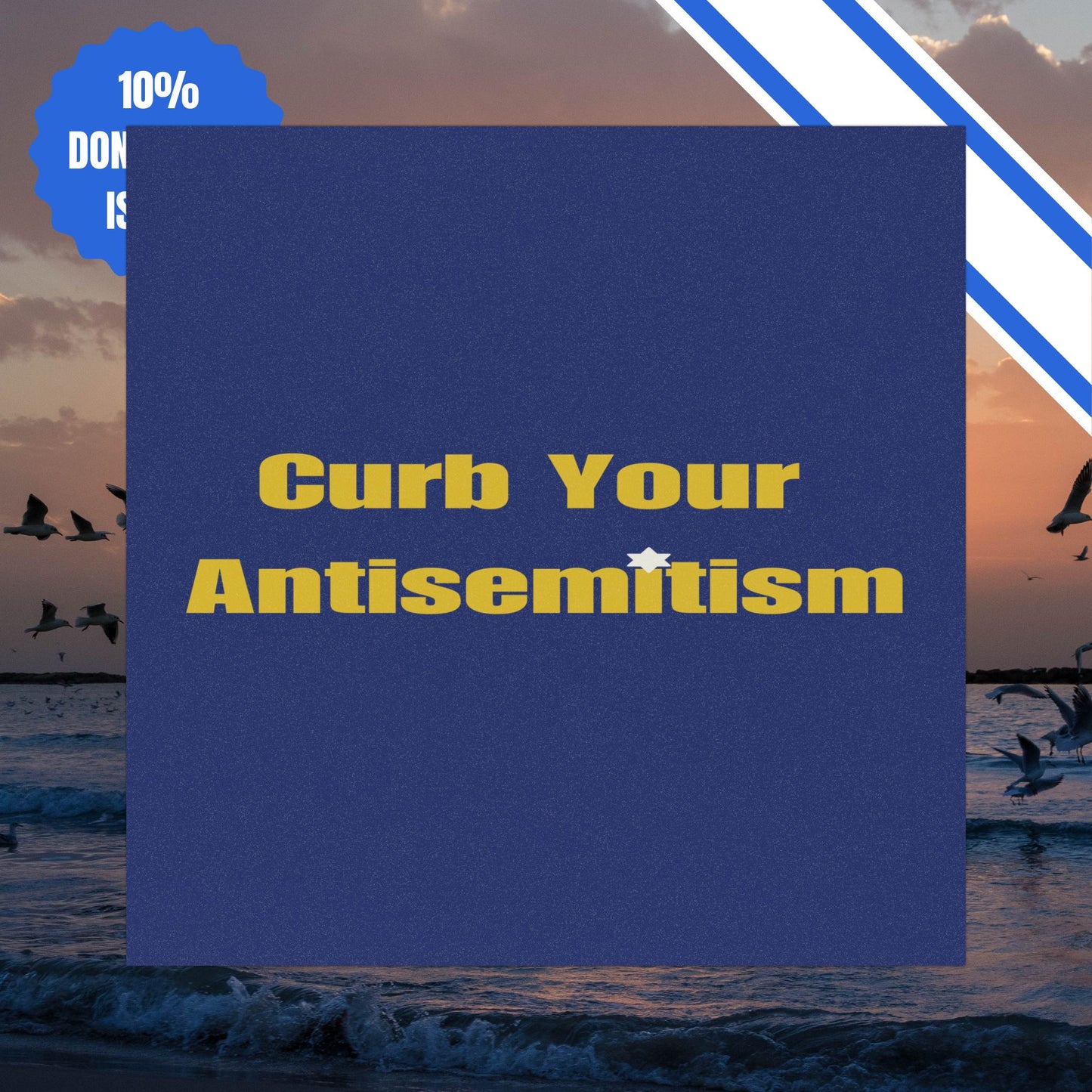 Curb Your Antisemitism Car Magnets Bring Them Home Now