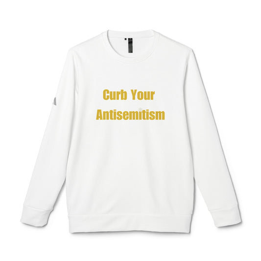 Curb Your Antisemitism Sweatshirt Personalised Customised Israeli Unisex Fleece Crewneck Sweatshirt Jewish Gift Israel Present Stand With Us