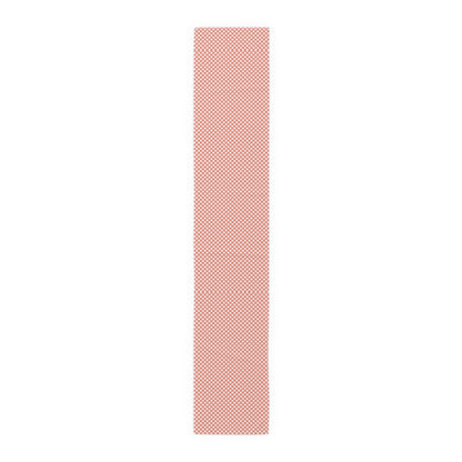 Gingham Checkered Classic Restaurant Style | Premium Table Runner | by Far Out Prints & Co.