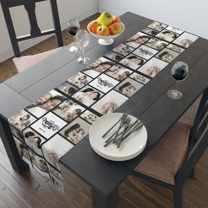 Custom Photo Collage Table Runner