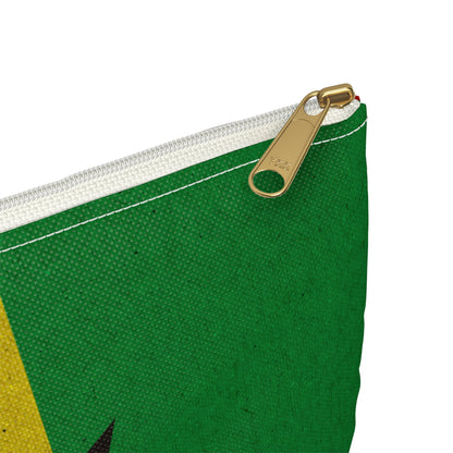Rastafarian Marijuana - Accessory Pouch - Stoner Cannabis Weed Jewish Israeli Israel - by Far Out Prints & Co.