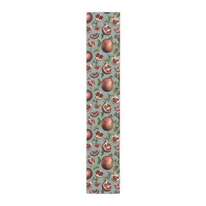 Rosh Hashanah Rosh HaShanah Rosh HaShana Rosh Ha-Shanah Pomegranate Jewish Table Runner Israel Israeli Hebrew Judaism Holiday Table Runner