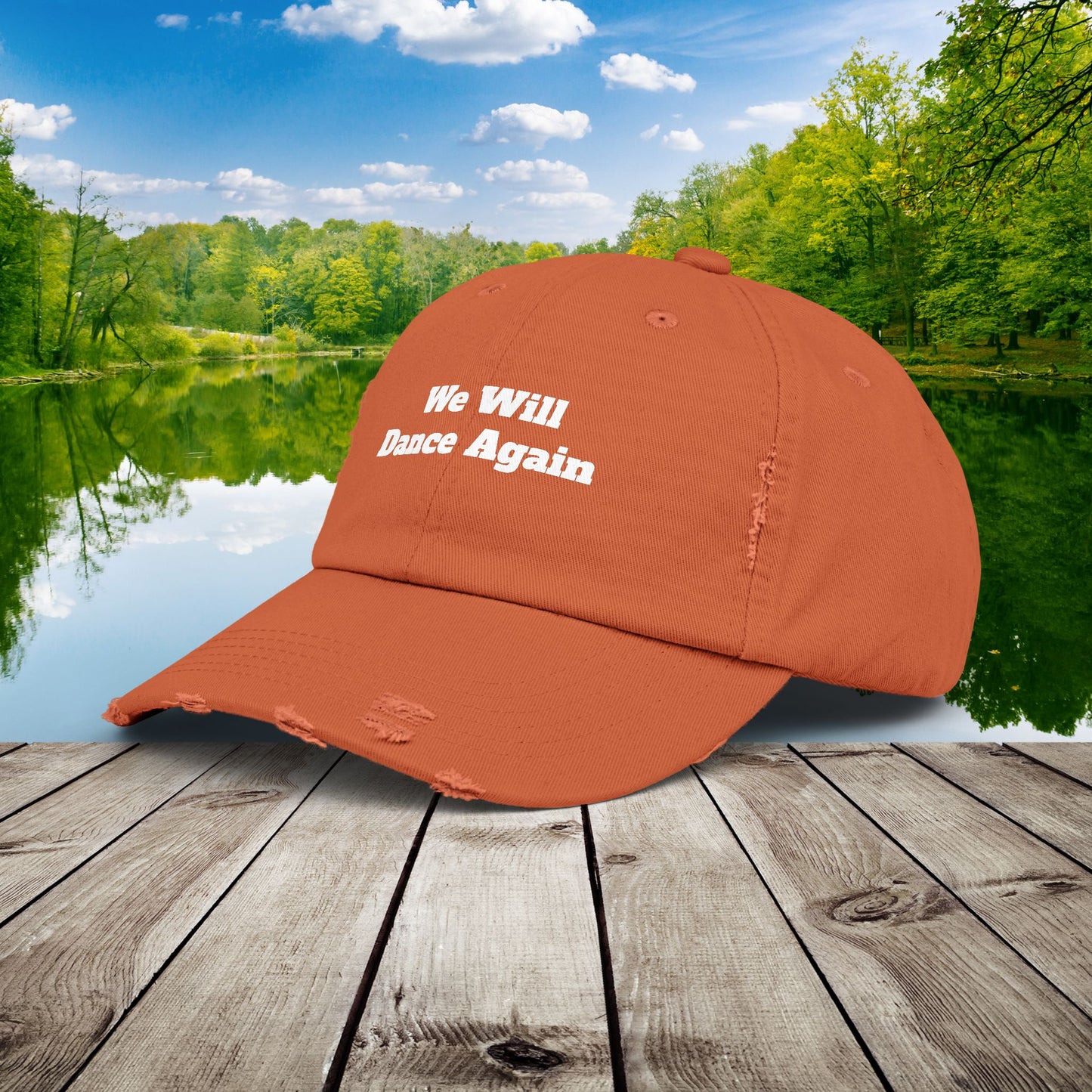 We Will Dance Again Hat Unisex Distressed Cap Israel Israeli Jewish Cap Judaica Jew Gift for Him Her Birthday Present Nova Cap
