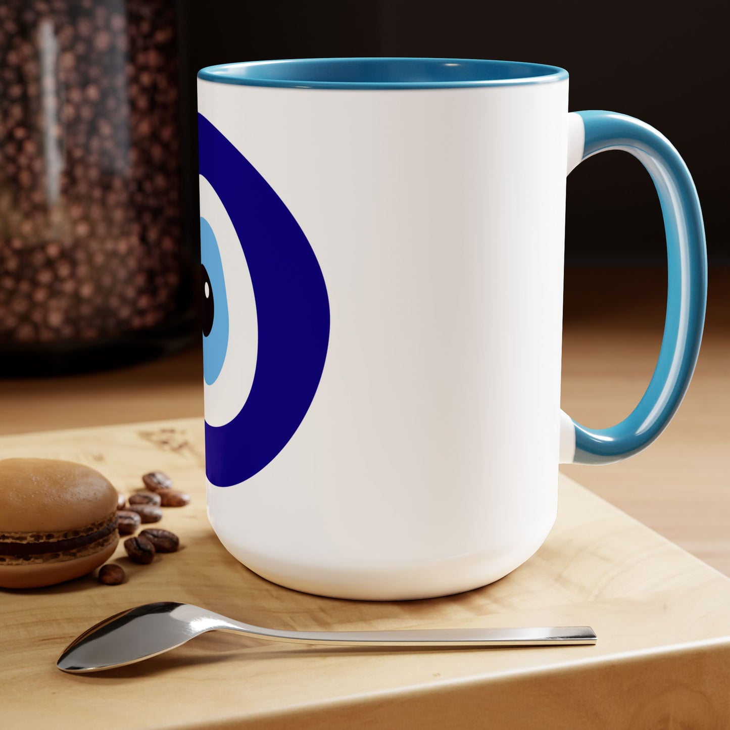 Evil Eye Two-Tone Coffee Mug
