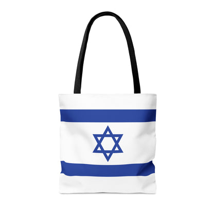 Israel Flag Tote Bag (AOP) by Far Out Prints & Co.