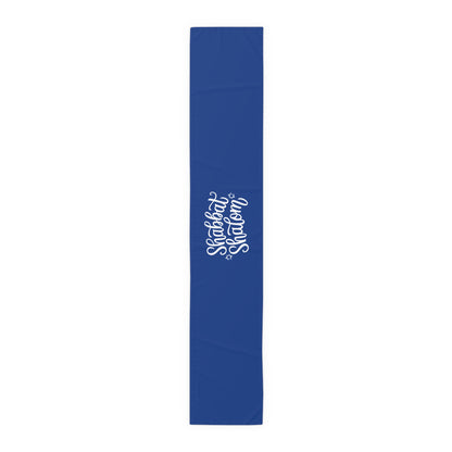 Shabbat Shalom Table Runner: A Stunning Shabbos Event Accessory, Memories gift Israel Israeli Judaism Judaica Jewish Holiday Themed