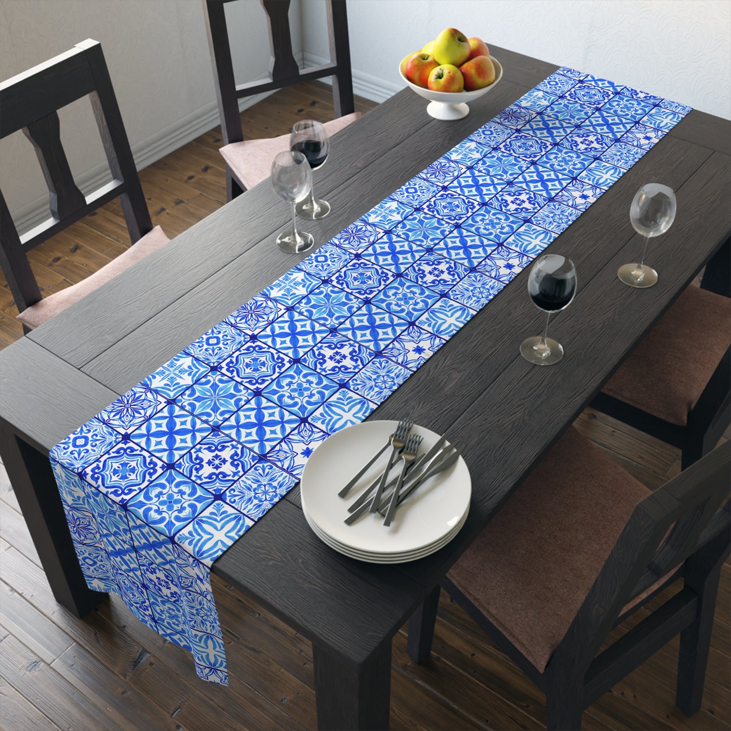 Moroccan Design Pattern 2 | Jewish Holiday Themed | Table Runner | by Far Out Prints & Co.