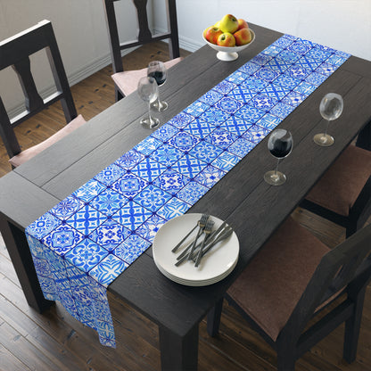 Moroccan Design Pattern 2 | Jewish Holiday Themed | Table Runner | by Far Out Prints & Co.