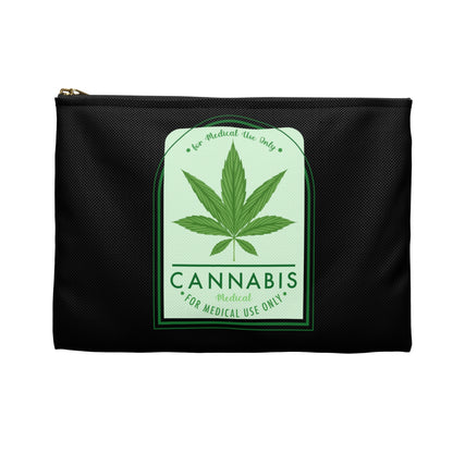 Medical Medicinal Use Only Stash Bag - Accessory Pouch Black - Stoner Cannabis Weed Jewish Israeli Israel