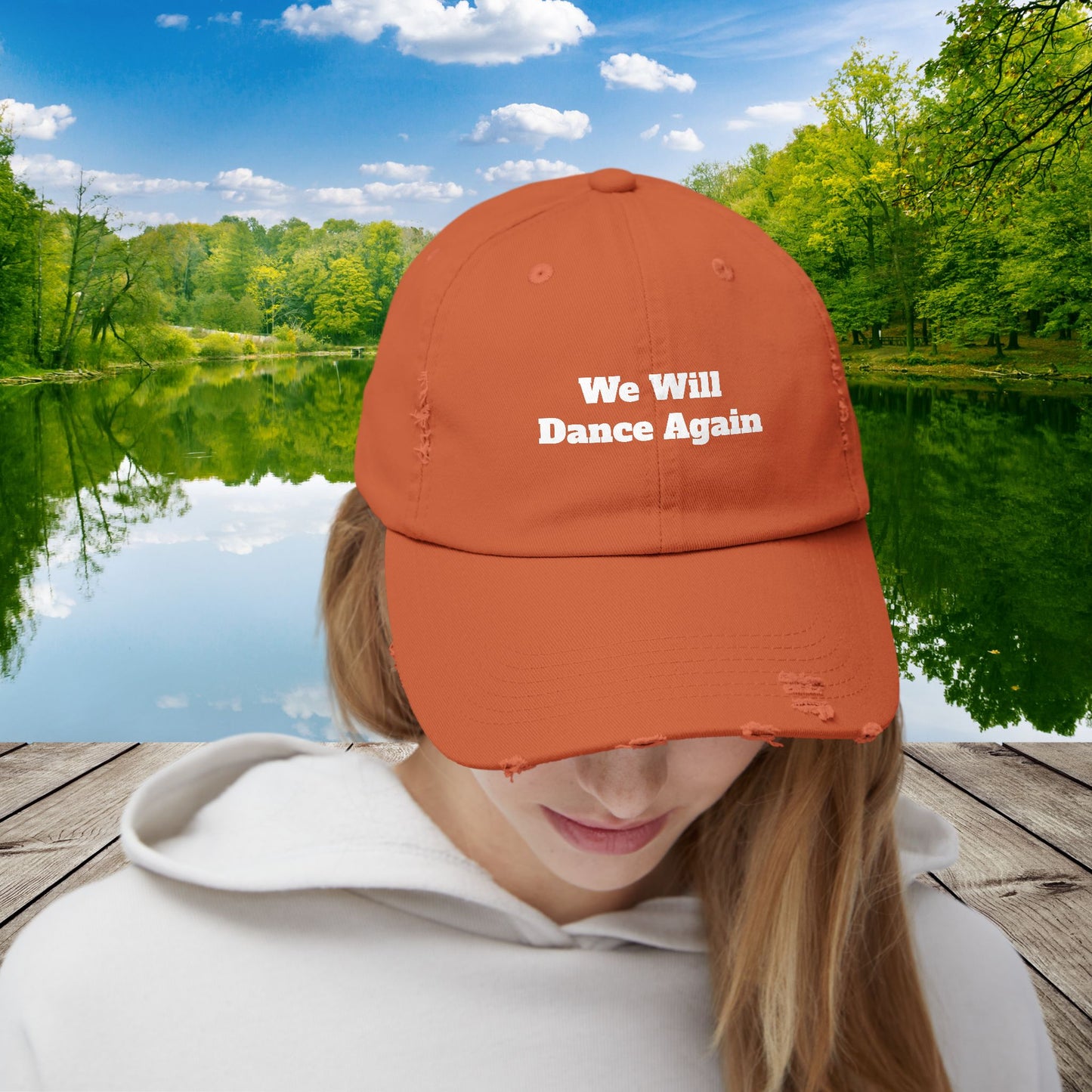We Will Dance Again Hat Unisex Distressed Cap Israel Israeli Jewish Cap Judaica Jew Gift for Him Her Birthday Present Nova Cap
