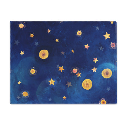 Starry Night Themed - Artistic Stars Painting Van Gogh - Placemat, 1pc -  by Far Out Prints & Co.