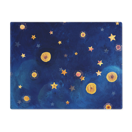 Starry Night Themed - Artistic Stars Painting Van Gogh - Placemat, 1pc -  by Far Out Prints & Co.