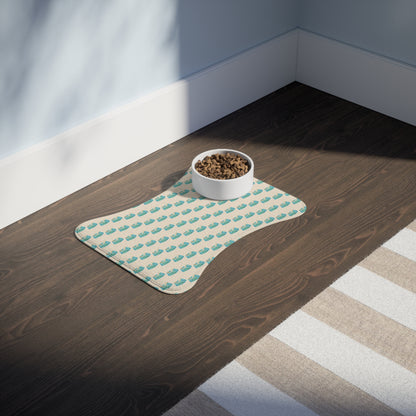 Dogs and Cats Bowls Pattern - Pet Feeding Mats - Pets Present Feeding Gift Animal Lovers Gifts Him Her Dog Cat Presents Animals