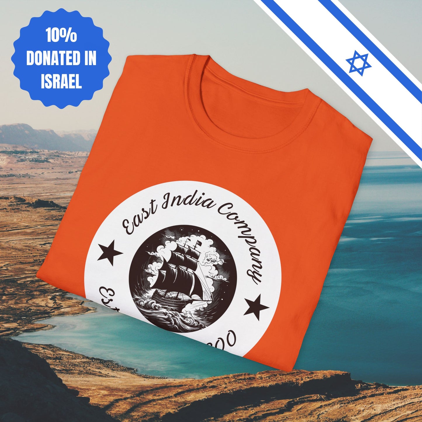 East India Company Established 1600 - Cotton Tee - Tshirts Clothing Old School Style Vintage Gift Present History - by Far Out Prints & Co.