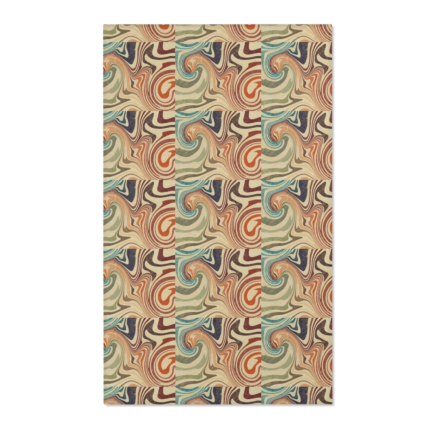 Retro Marble Area Rugs Melt Rug Carpet Design Rug Gift for Home Decor Him or Her Present House Design Theme Israeli Jewish Israel Support