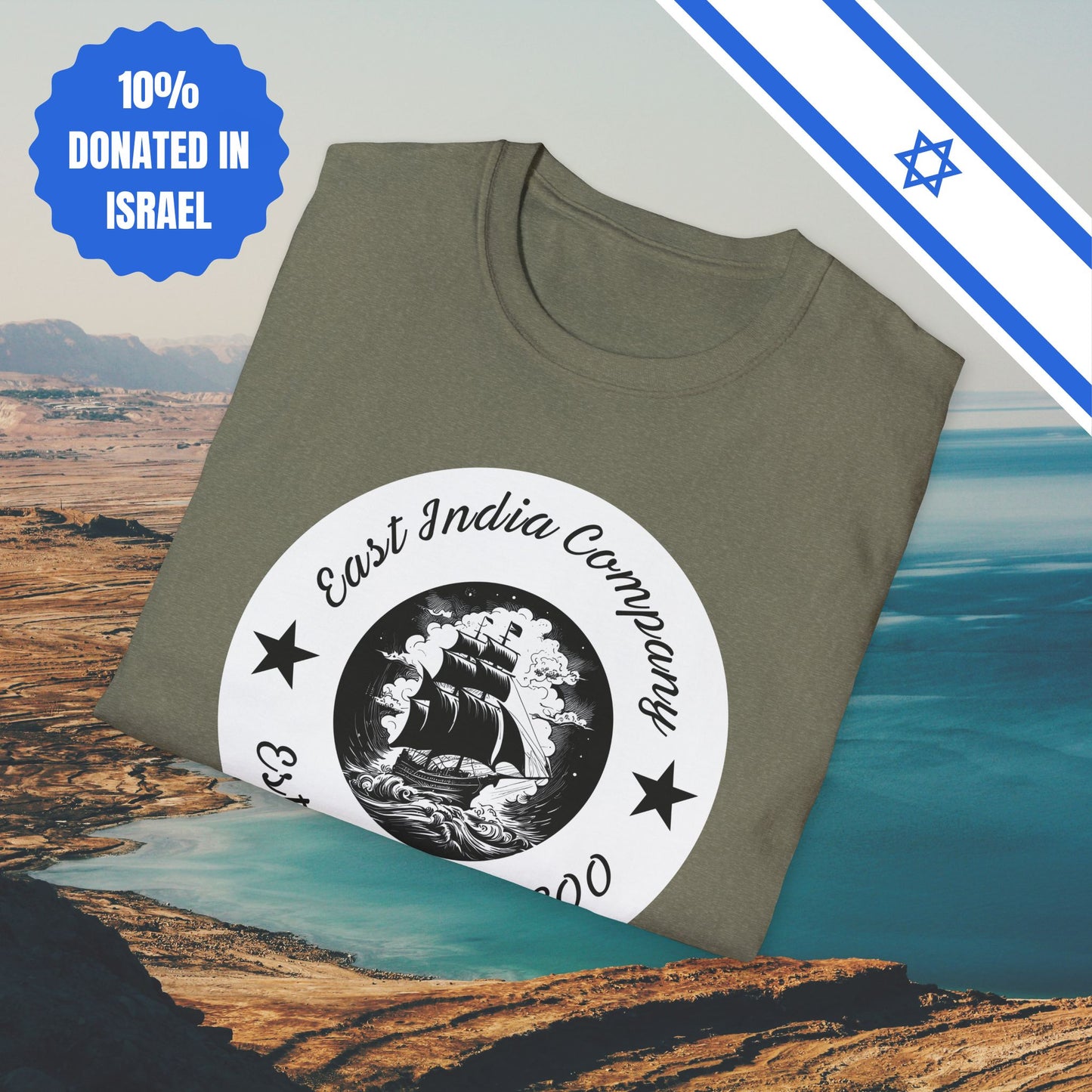 East India Company Established 1600 - Cotton Tee - Tshirts Clothing Old School Style Vintage Gift Present History - by Far Out Prints & Co.