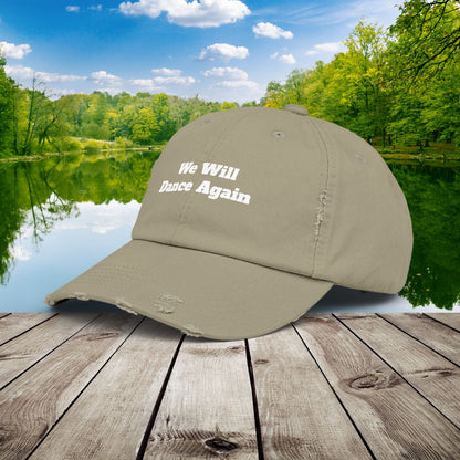 We Will Dance Again Hat Unisex Distressed Cap Israel Israeli Jewish Cap Judaica Jew Gift for Him Her Birthday Present Nova Cap