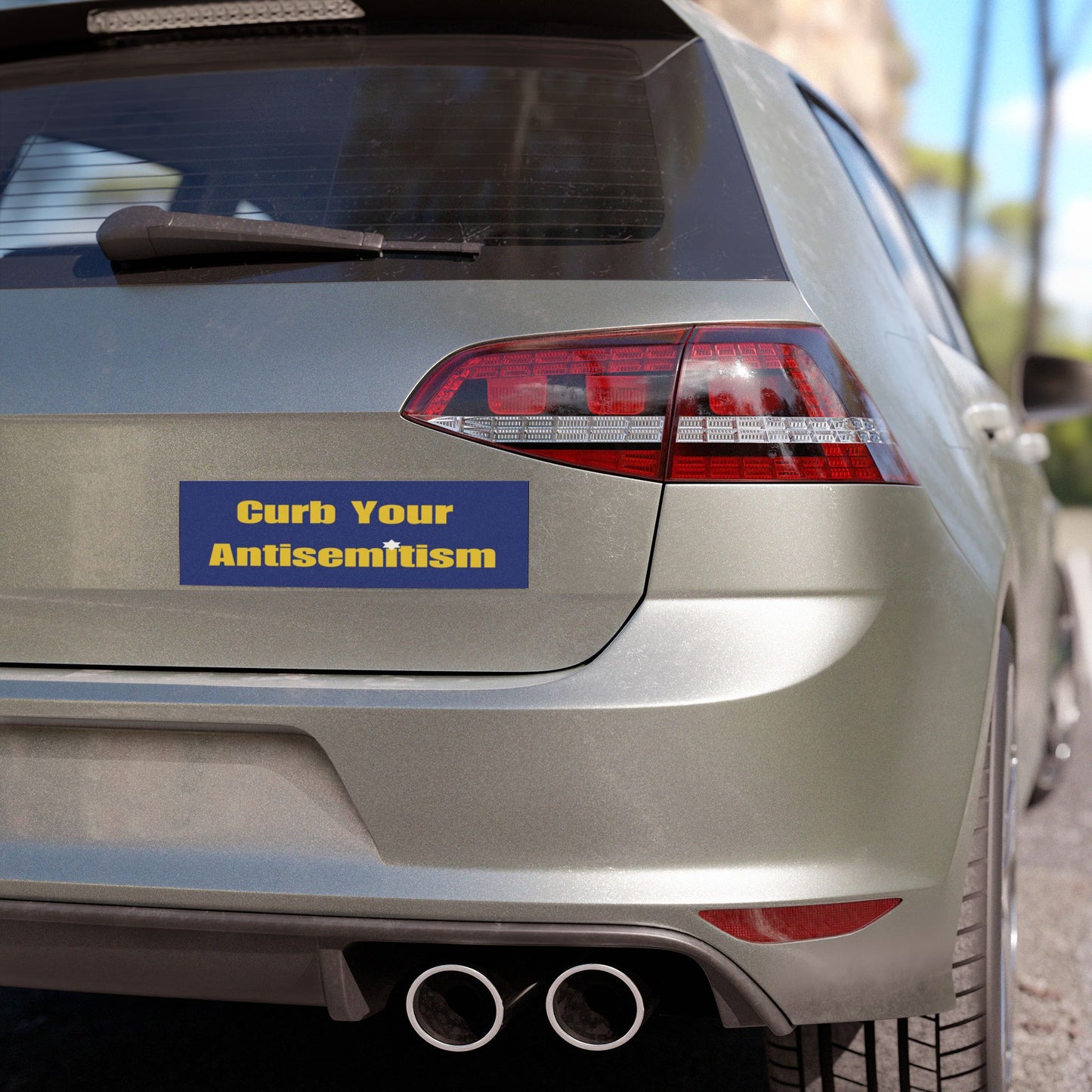 Curb Your Antisemitism Car Magnets Bring Them Home Now