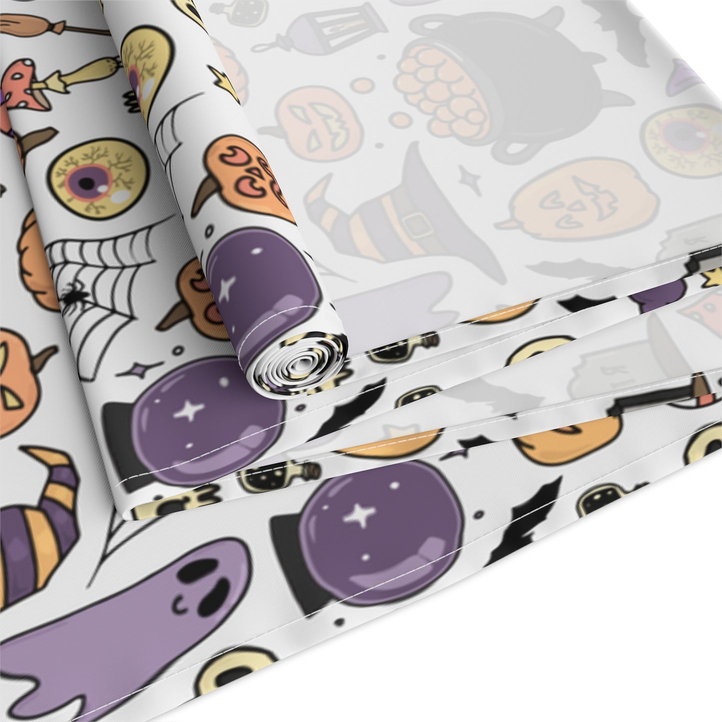 Halloween Decorations | Festive Holiday Themed Kitchen Dining Table Decor | Table Runner | Far Out Prints Co.