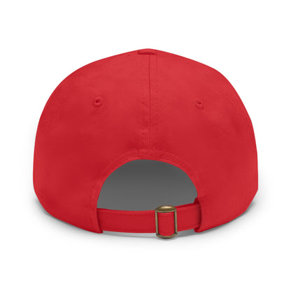 Curb Your Antisemitism Dad Hat with Leather Patch - Stand Against Hate And Discrimination - Israel Israeli Jewish Judaism