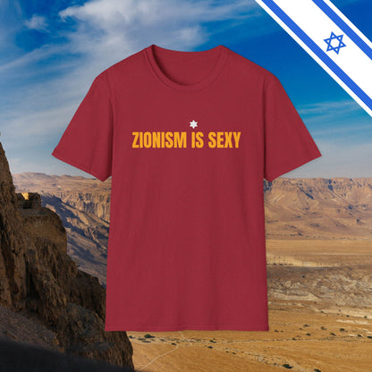 Zionism is Sexy - T-Shirt - Israel Israeli Jewish Judaism Zionist Bring Them Home - by Far Out Prints & Co.