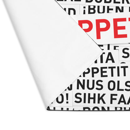 Bon Apetit Multilingual - Placemat, 1pc -  by Far Out Prints & Co.