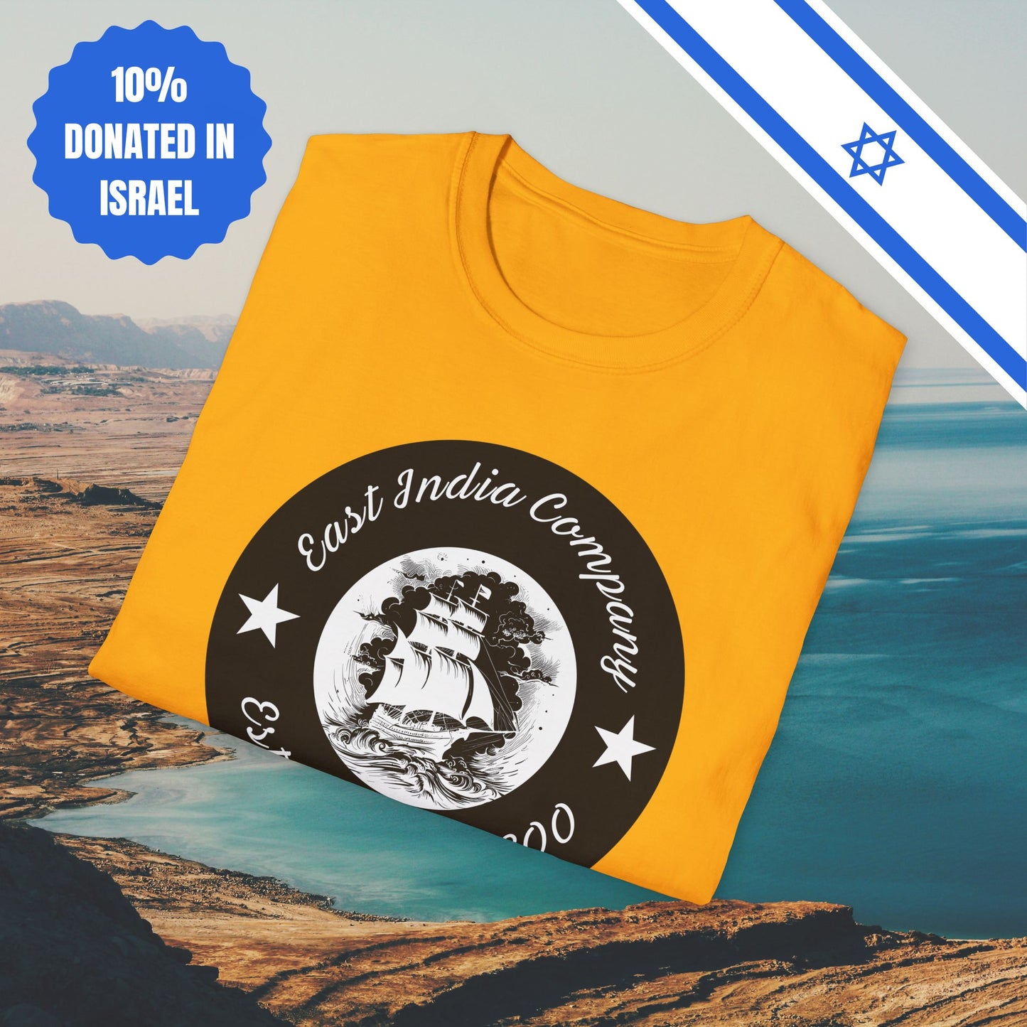 East India Company Established 1600 - Cotton Tee - Tshirts Clothing Old School Style Vintage Gift Present History - by Far Out Prints & Co.